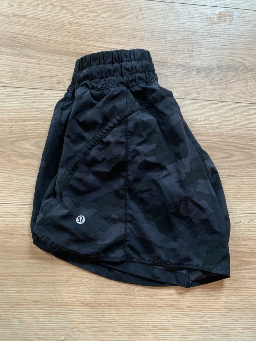 lululemon athletica Black Camo Athletic Shorts